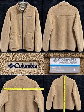 Columbia Sportswear Men’s Sherpa Fleece Jacket – Size Small